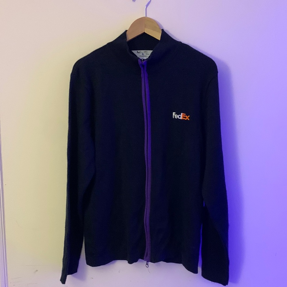 FedEx Full Zip up Sweater